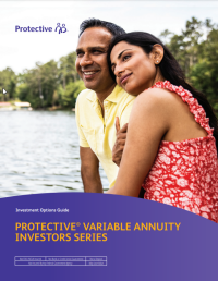 a brochure that explains the options available with the Protective Variable Annuity Investors Series product.