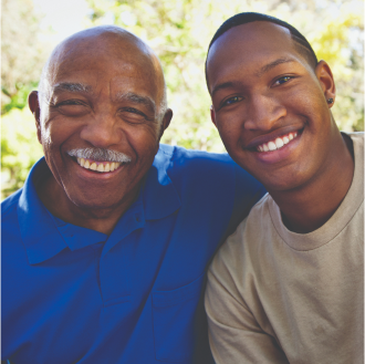 A father has new confidence in knowing that he has chronic illness protection as his son starts college.