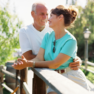 Couple enjoying their retirement together.