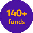 A graphic highlighting 140 funds.