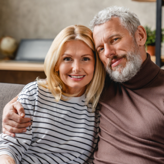 Couple interested in learning about Social Security.
