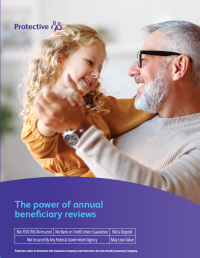 The cover of the Protective Series Estate Maximizer beneficiary reviews brochure