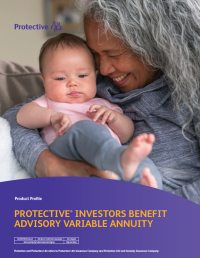 brochure cover for a detailed guide about the Protective Investors Benefit Advisory variable annuity.