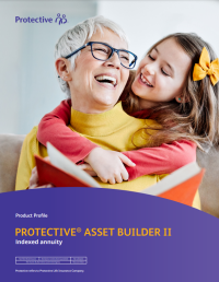 cover of product profile for the Protective Asset Builder Two Indexed Annuity.