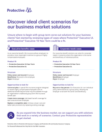 The cover of the Protective Executive UL ideal client flyer