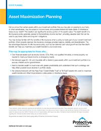  Estate planning ideal client profile flyer.
