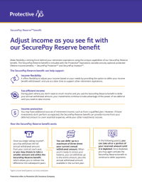 Cover of SecurePay ReserveFlyer