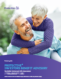 Cover of the Protective Investors Benefit Advisory VUL product guide