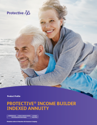 Cover of the Protective Income Builder indexed annuity Product guide.