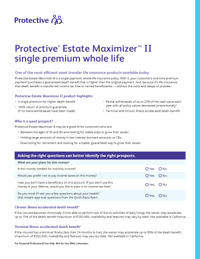 The cover of the Protective Estate Maximizer II whole life insurance agent guide.