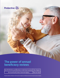 The cover of the Protective Estate Maximizer II beneficiary reviews brochure.