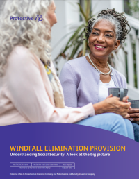 Brochure containing windfall elimination provisions