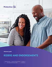 The cover of the Protective riders and endorsements guide