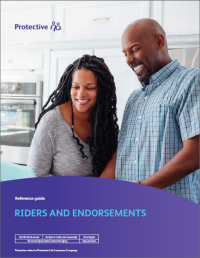 The cover of the Protective riders and endorsements guide