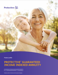 Cover of Protective Guaranteed Income Indexed Annuity product profile.