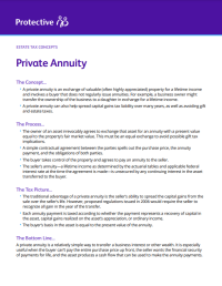  Private Annuities in Estate Planning 