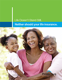 Cover of the Protective life needs review client brochure