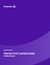 Cover of Protective Aspirations VA product prospectus 