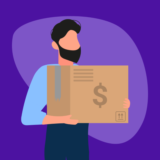 Illustration of a financial professional selecting a model portfolio to use in their financial solution.