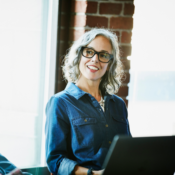 A woman who represents the ideal client for the Protective Secure Saver fixed annuity.