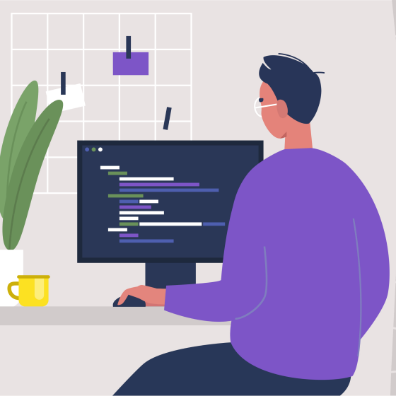 An illustration of a person reviewing the key product specifications for the Protective Series Foundation annuity.