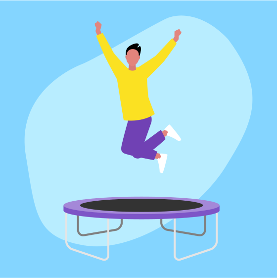 An illustration representing a client's objection to life insurance because they are healthy.