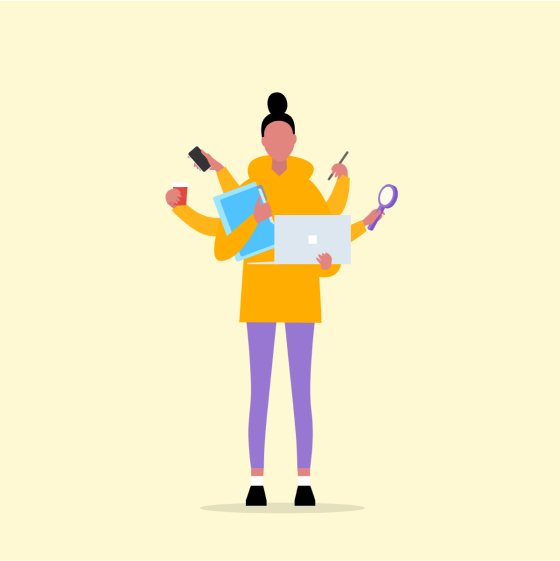 An illustration representing a client's objection to life insurance because it's not a priority.